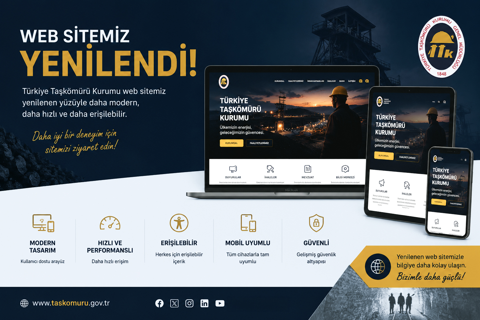 Web Sitemizi Yeniledik