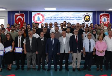 Madenlerde Tahkimat Eğitimi Sonunda Katılım Belgeleri Törenle Verildi